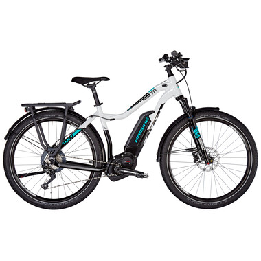 Bicicleta de viaje eléctrica HAIBIKE SDURO TREKKING 7.0 LOW-STEP Mujer Gris/Negro 2019 0